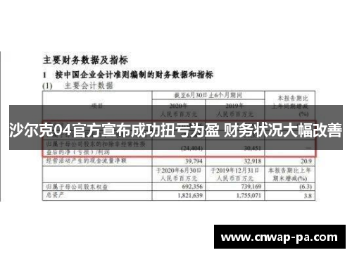 沙尔克04官方宣布成功扭亏为盈 财务状况大幅改善